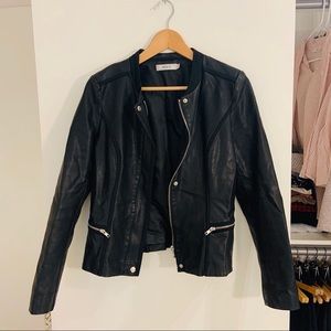 Faux Leather Jacket
